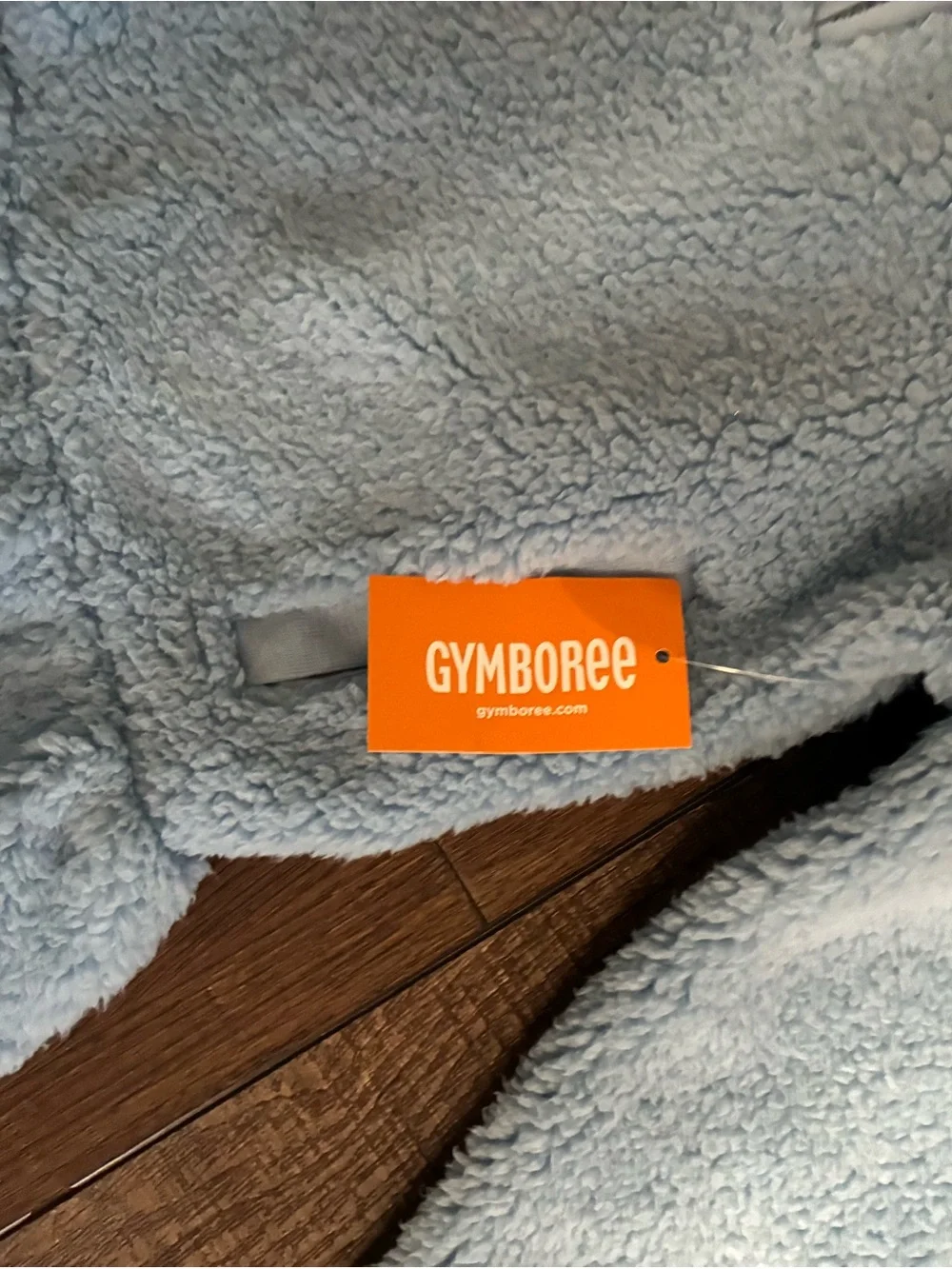 Gymboree Light Blue Sherpa Pullover sz 6 nwt